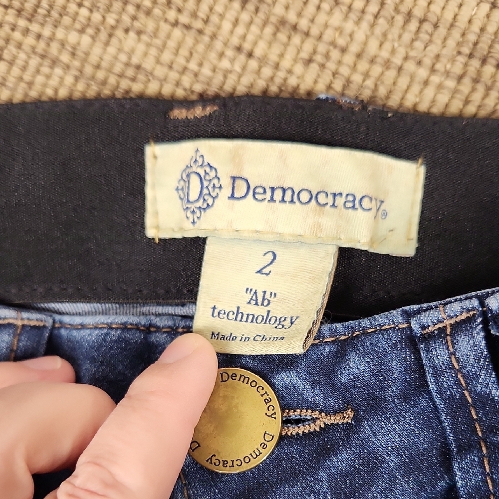 Democracy Dark Blue "Ab"technology Jeans 2 - Picture 3 of 11